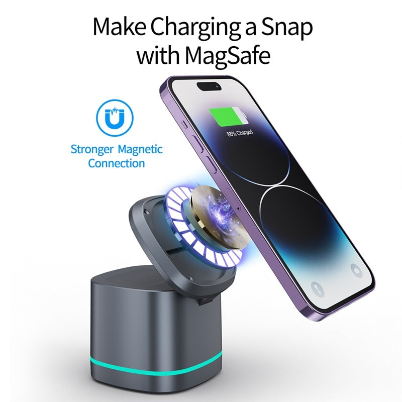 Magnetic Cube Wireless Charger for Iphone